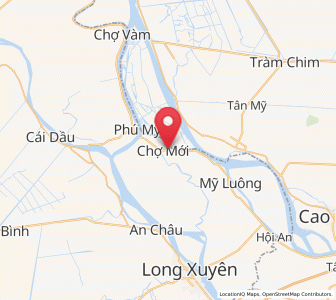 Map of Chợ Mới, An Giang