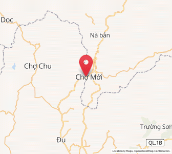 Map of Chợ Mới, Bắc Kạn
