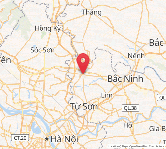 Map of Chờ, Bắc Ninh