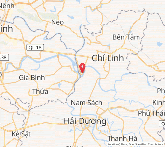 Map of Chí Linh, Hải Dương