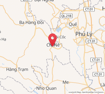 Map of Chi Nê, Hòa Bình