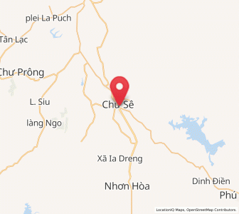 Map of Chư Sê, Gia Lai