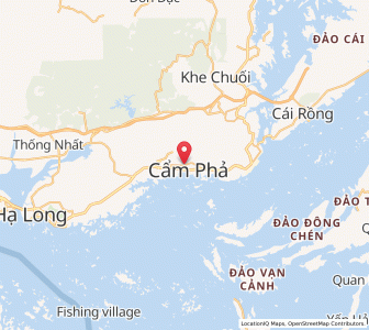 Map of Cẩm Phả, Quảng Ninh