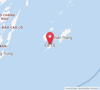 Map of Cô Tô, Quảng Ninh