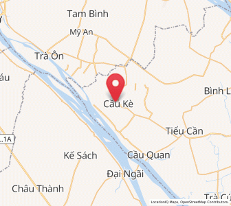 Map of Cầu Kè, Trà Vinh