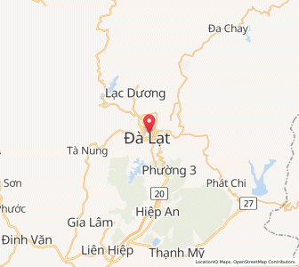 Map of Ðà Lạt, Lâm Đồng