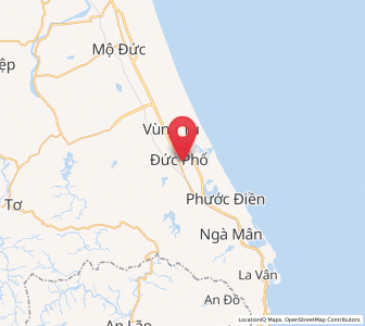 Map of Đức Phổ, Quảng Ngãi Province
