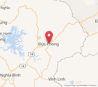 Map of Đức Phong, Bình Phước
