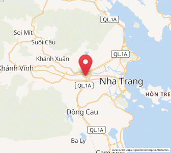 Map of Diên Khánh, Khánh Hòa