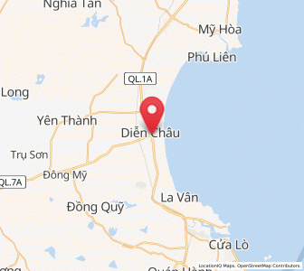 Map of Diễn Châu, Nghệ An