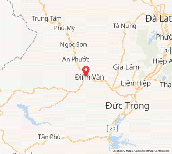 Map of Đinh Văn, Lâm Đồng
