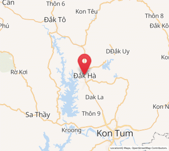 Map of Đắk Hà, Kon Tum