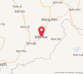 Map of Đắk Rve, Kon Tum