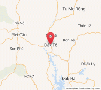 Map of Đắk Tô, Kon Tum