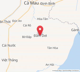 Map of Đầm Dơi, Cà Mau