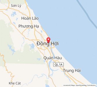 Map of Đồng Hới, Quảng Bình