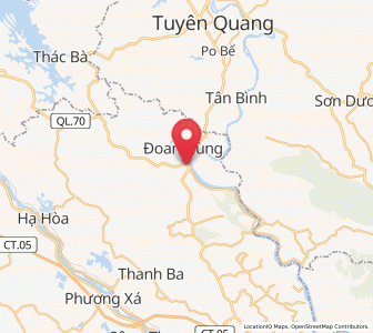 Map of Đoan Hùng, Phú Thọ