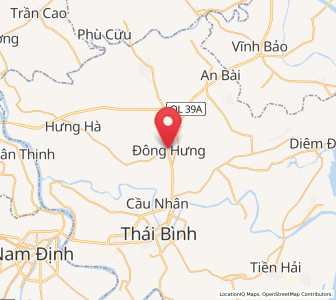 Map of Đông Hưng, Thái Bình