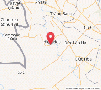 Map of Đông Thành, Long An