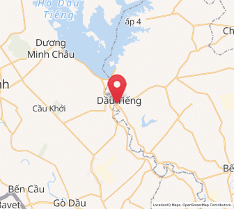 Map of Dầu Tiếng, Bình Dương