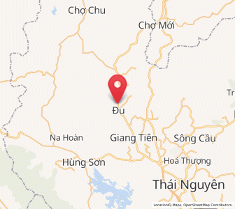 Map of Đu, Thái Nguyên