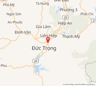 Map of Đưc Trọng, Lâm Đồng