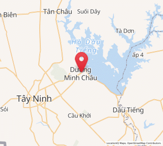 Map of Dương Minh Châu, Tây Ninh Province