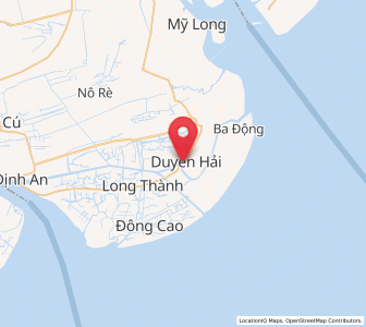 Map of Duyên Hải, Trà Vinh