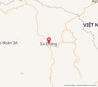 Map of Ea Drăng, Đắk Lắk