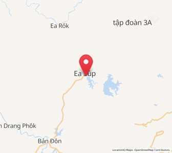 Map of Ea Súp, Đắk Lắk