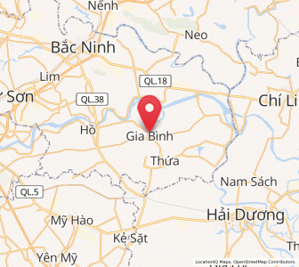 Map of Gia Bình, Bắc Ninh