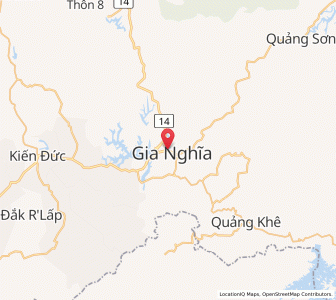 Map of Gia Nghĩa, Ðắk Nông