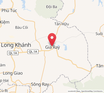 Map of Gia Ray, Đồng Nai