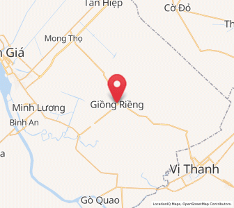 Map of Giồng Riềng, Kiến Giang