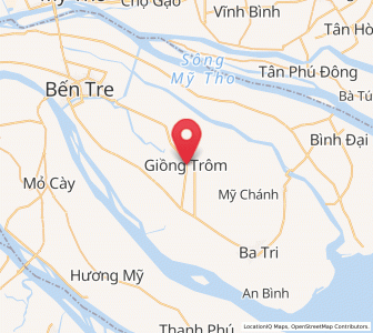 Map of Giồng Trôm, Bến Tre