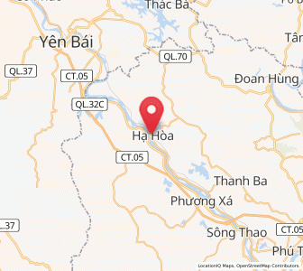 Map of Hạ Hòa, Phú Thọ