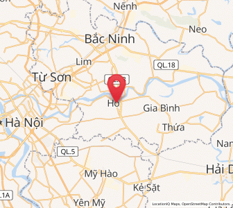Map of Hồ, Bắc Ninh