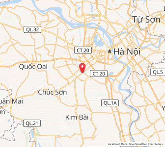 Map of Hà Đông, Hanoi