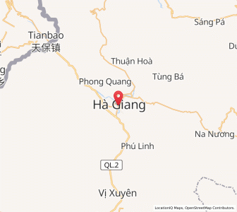 Map of Hà Giang, Hà Giang