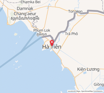 Map of Hà Tiên, Kiến Giang