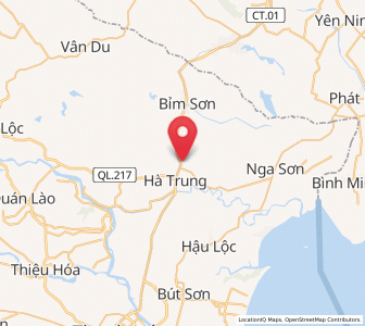 Map of Hà Trung, Thanh Hóa