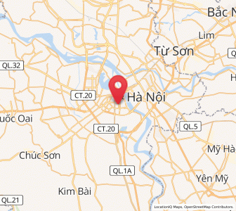 Map of Hai BàTrưng, Hanoi