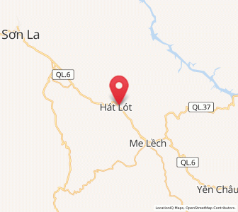 Map of Hát Lót, Sơn La