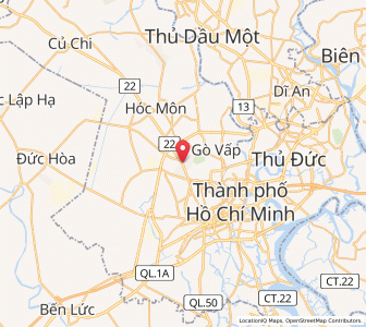 Map of Ho Chi Minh City, Ho Chi Minh
