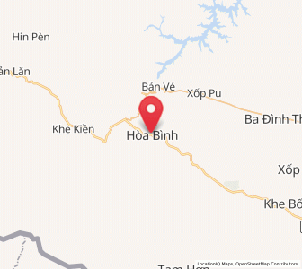 Map of Hòa Bình, Nghệ An