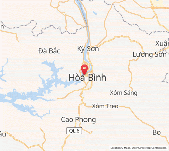 Map of Hòa Bình, Hòa Bình