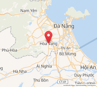 Map of Hòa Vang, Da Nang