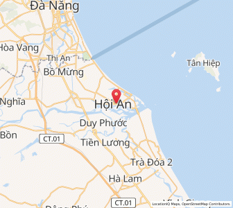 Map of Hoi An, Quảng Nam