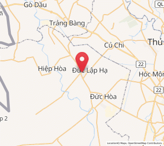 Map of Hậu Nghĩa, Long An