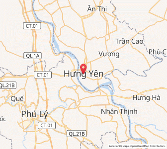 Map of Hưng Yên, Hưng Yên